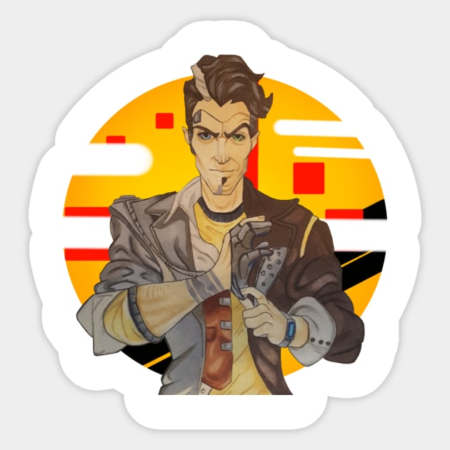 The hero Sticker by TotalnoobMLG